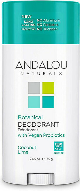 Andalou Naturals Coconut Lime Botanical Deodorant, 2.65 Oz