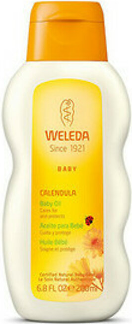 Weleda Calendula Baby Body Oil, 6.8 Oz