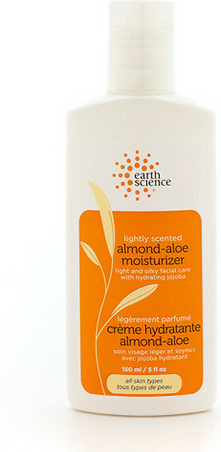 Earth Science Almond-Aloe Moisturizer Lotion, Lightly Scented, 5 oz