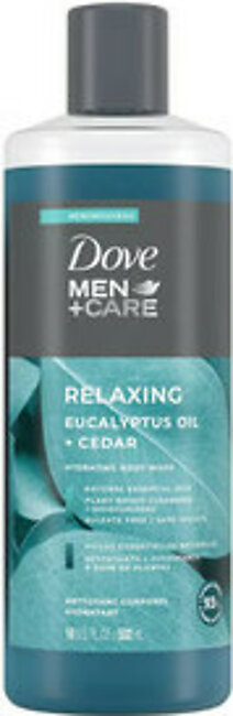 Dove Men And Care Relaxing Eucalyptus And Cedar Hydrating Body Wash, 18 Oz