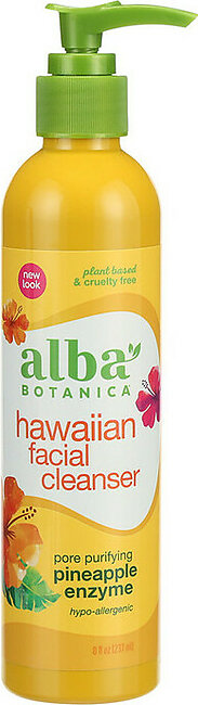 Alba Botanica Hawaiian Pineapple Enzyme Facial Cleanser, 8 Oz