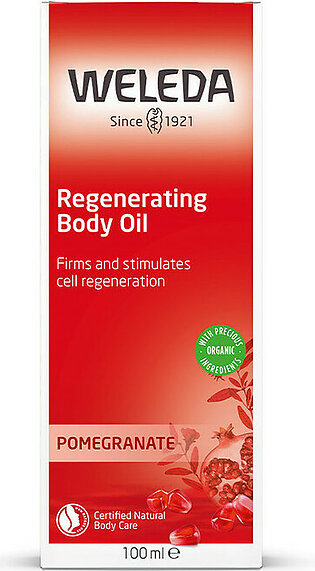 Weleda Pomegranate Regenerating Body Oil, 3.4 Oz