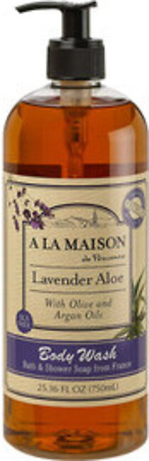 A La Maison Lavender Aloe Hydrating Body Wash, 25.36 Oz