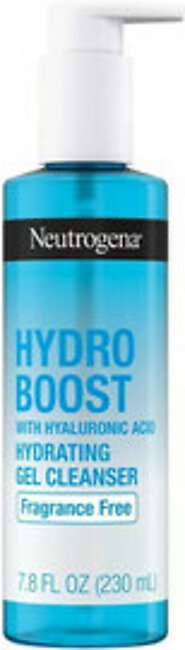 Neutrogena Hydro Boost Fragrance Free Hydrating Cleansing Gel, 7.8 Oz