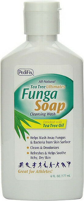 PediFix Tea Tree Ultimates Funga Soap Cleansing Wash, 6 Oz