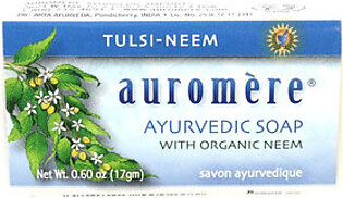 Auromere Ayurvedic Soap, Tulsi-Neem, 0.60 Oz