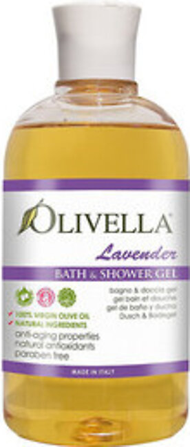 Olivella Virgin Olive Oil Bath And Shower Gel, Lavender, 16.9 Oz