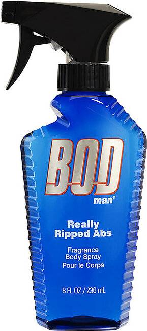BOD Man Fragrance Really Ripped Abs Body Spray, 8 Oz