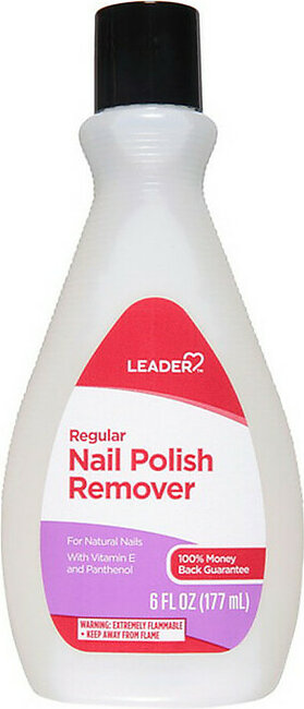 Leader Nail Polish Remover Liquid, 6 Oz