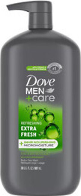 Dove Men And Care Extra Fresh Body Wash, 30 Oz