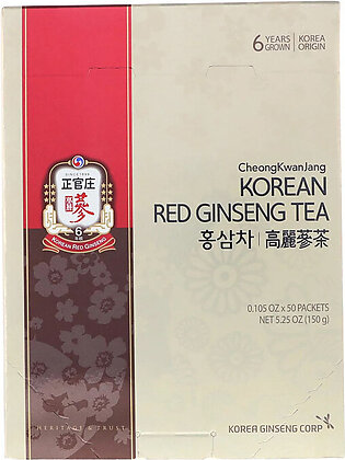 CheongKwanJang Korean Red Ginseng Tea Bags, 50 Ea