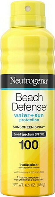 Neutrogena Beach Defense Sunscreen Spray with SPF 100, 6.5 Oz
