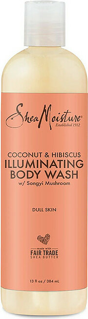 Shea Moisture Coconut and Hibiscus Illuminating Body Wash, 13 Oz