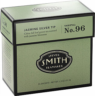 Smith Teamaker Jasmine Silver Tip Green Tea, 15 Bags