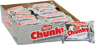 Nestle Chunky Chocolate Candy, 1.4 Oz, 24 Ea