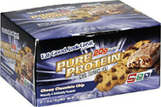 Pure Protein Naturally Flavored High Protein Bar, Chewy Chocolate Chip - 1.76 Oz/Bar, 6 Ea