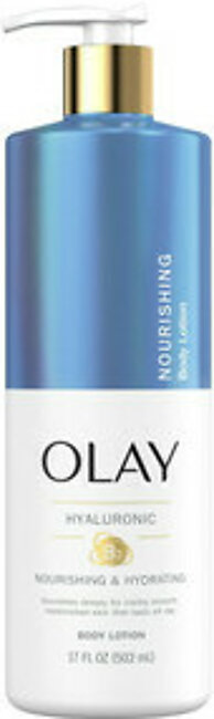Olay Nourishing & Hydrating Body Lotion with Hyaluronic Acid, 17 Oz