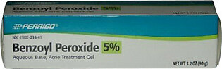 Perrigo Benzoyl Peroxide 5% Acne Treatment Gel Tube - 3.2 Oz