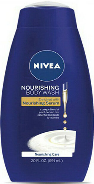Nivea Nourishing Body Wash with Nourishing Serum, 20 Oz
