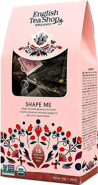 English Tea Shop Organic Shape Me Tea, 15 Ea