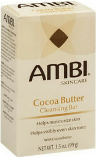 Ambi Cleansing Bar Soap Cocoa Butter, 3.5 Oz