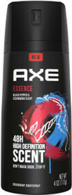 Axe Essence Deodorant Mens Body Spray 4 Oz, 2 Ea