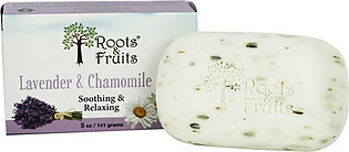 Roots And Fruits Lavender and Chamomile Bar Soap, 5 Oz