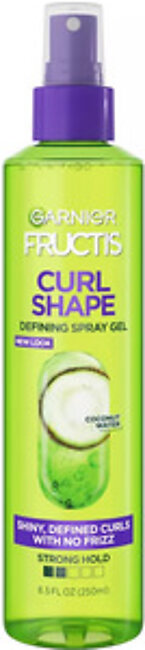 Garnier Fructis Curl Shaping Hair Spray Gel, Strong, 8.5 Oz