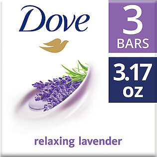 Dove Relaxing Lavender Chamomile Beauty Bar Soap, 3.17 Oz