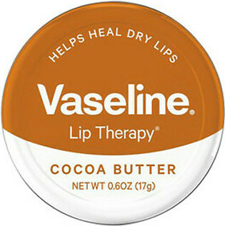 Vaseline Lip Therapy Cocoa Butter Lip Balm Tin 0.6 Oz