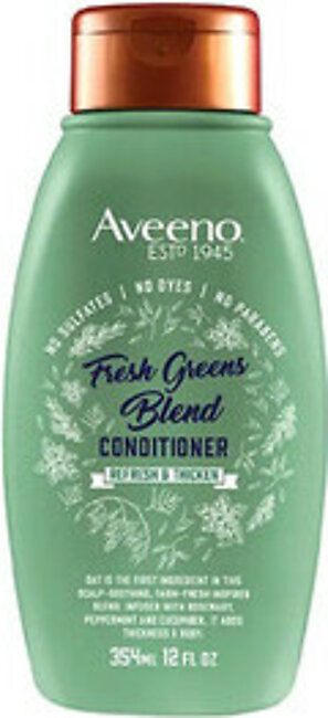Aveeno Scalp Soothing Fresh Greens Blend Hair Conditioner, 12 Oz