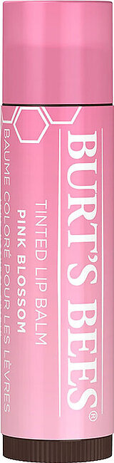 Burts Bees Tinted Lip Balm, Pink Blossom, 0.15 Oz