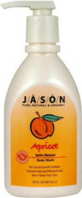 Jason Apricot Satin Shower Body Wash, 30 Oz