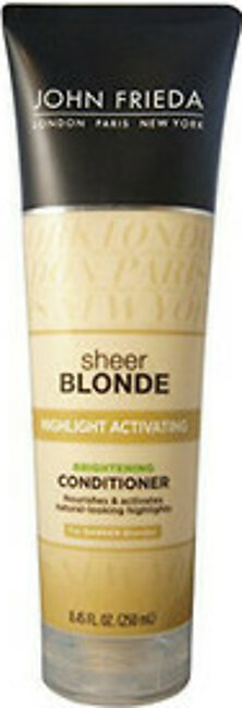 John Frieda Sheer Blonde Brightening Conditioner for Darker Blondes, 8.45 oz
