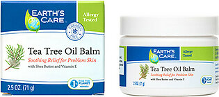 Earths Care Tea Tree Oil Balm With Shea Butter And Vitamin E - 2.5 Oz