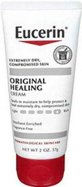 Eucerin Original Moisturizing Creme, Dry Skin Therapy - 2 Oz