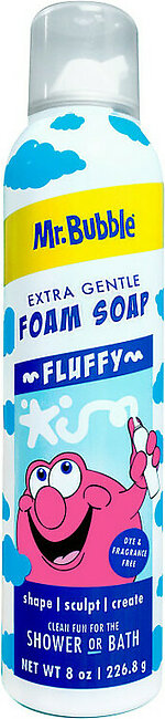 Mr. Bubble Foaming Soap Hand Wash And Body Wash, Extra Gentle, 8 Oz