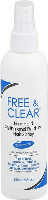 Free And Clear Hair Spray, Firm Hold, 8 Oz