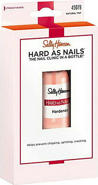 Sally Hansen Hard as Nails Nail Hardener Treatment, Natural Tint, 0.45 Oz