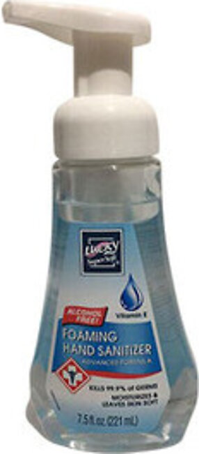 Lucky Super Soft Foaming Hand Sanitizer, Advanced Formula, 7.5 Oz, 12 pack