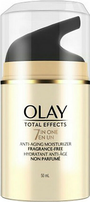 Olay Total Effects 7-in-1 Anti-Aging Fragrance-Free Face Moisturizer, 1.7 oz
