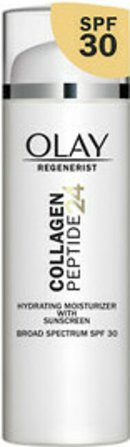 Olay Regenerist Collagen Peptide 24 SPF Moisturizer, SPF 30, 1.7 Oz