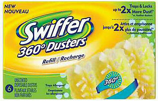 Swiffer Dusters 360 Degrees Refill, Recharge - 6 Ea