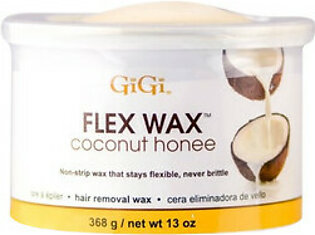 Gigi Coconut Honee Flex Wax Hair Removal Wax, 13 Oz