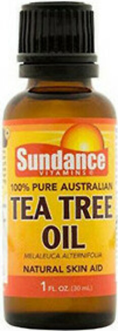 Sundance Vitamins 100% Pure Tea Tree Oil For Natural Skin Aid, 1 Oz