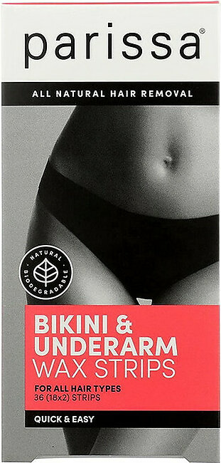 Parissa Wax Strips Bikini & Underarm, 36 Ea