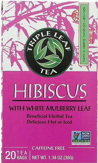 Hibiscus Tea with White Mulberry Leaf, 20 Ea