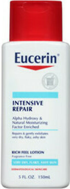 Eucerin Moisturizing Lotion, Intensive Repair Lotion for Very Dry Skin 5 oz