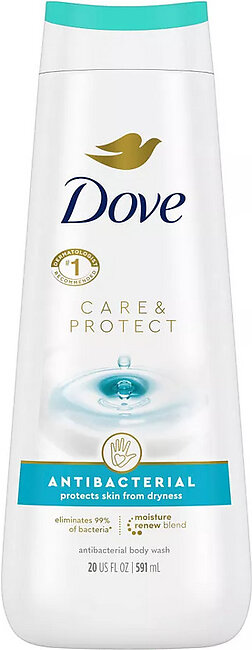 Dove Care and Protect Antibacterial Body Wash, 20 Oz