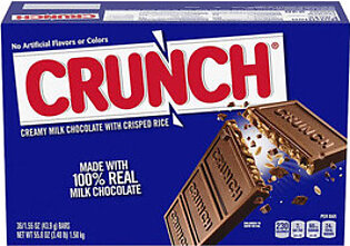 Nestle Crunch Chocolate Bar, 36 Ea